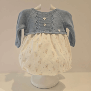 Pelele niño punto tela koala Paz Rodríguez invierno
