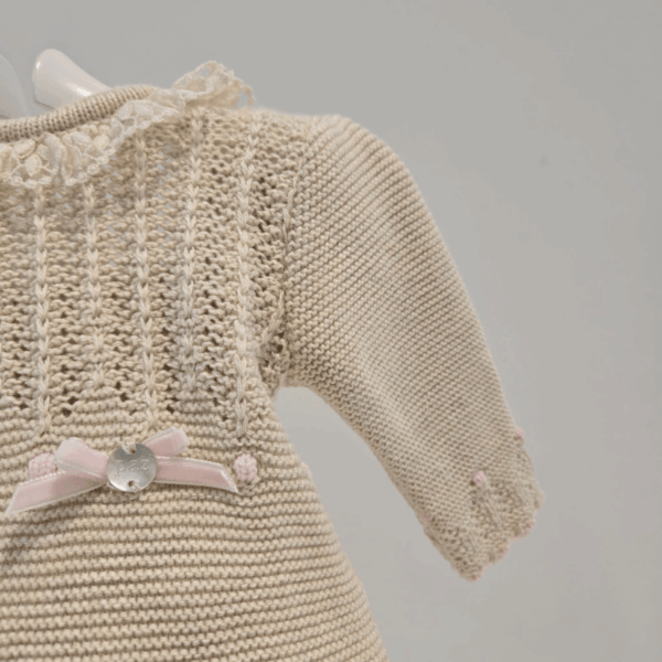 Pelele punto niña alegría algodón cachemir Paz Rodríguez invierno