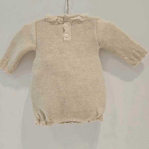Pelele punto niña alegría algodón cachemir Paz Rodríguez invierno