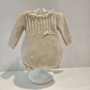 Pelele punto niña alegría algodón cachemir Paz Rodríguez invierno