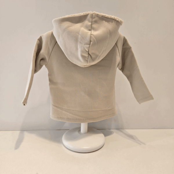 Sudadera felpa arena pompón Paz Rodríguez invierno