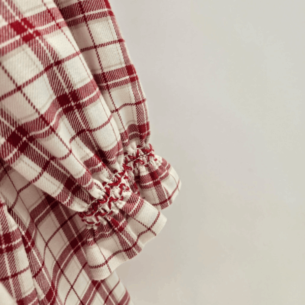 Vestido cuadros acebo Paz Rodríguez otoño invierno