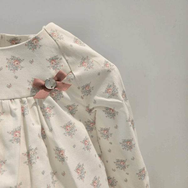 Vestido estampado flores semilla Paz Rodríguez invierno