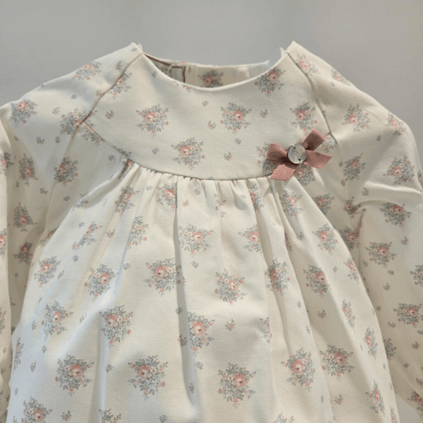 Vestido estampado flores semilla Paz Rodríguez invierno