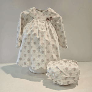 Vestido estampado flores semilla Paz Rodríguez invierno