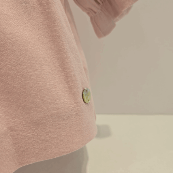 Vestido rosa palo nido abeja pascua Paz Rodríguez invierno