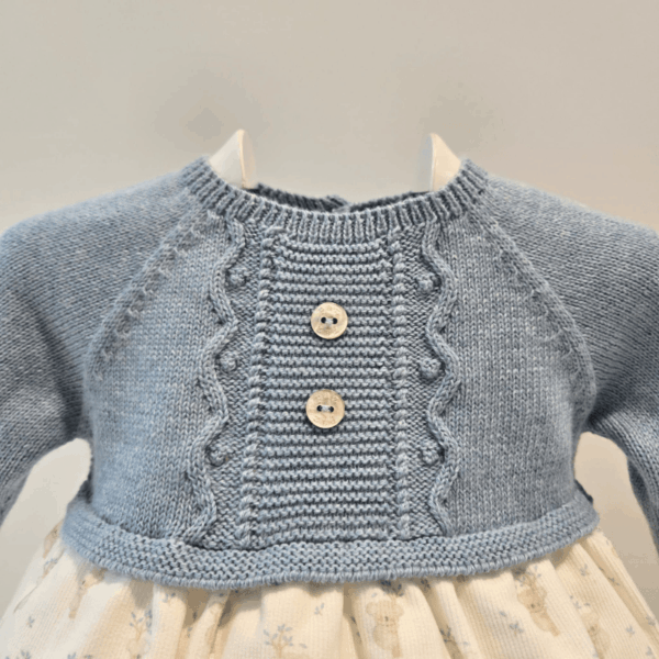 Vestido tela cuerpo de punto koala de Paz Rodríguez invierno