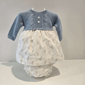 Vestido tela cuerpo de punto koala de Paz Rodríguez invierno
