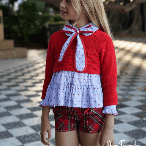 Blusón mas short colección Iris Noma Fernández invierno