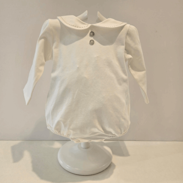Body punto circular pespunte angora Paz Rodríguez invierno