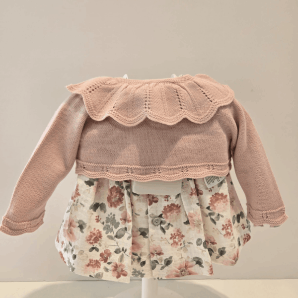 Chaqueta rosa palo colección pompón Martin Aranda invierno