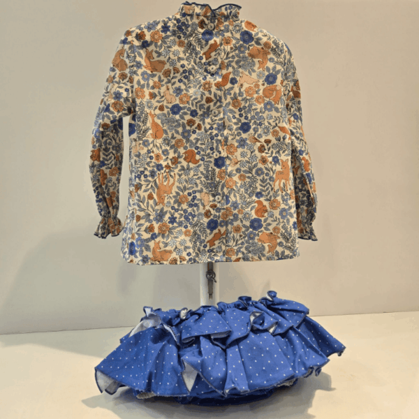 Conjunto Camisa/braga Children chocolate La Martinica invierno - Imagen 3