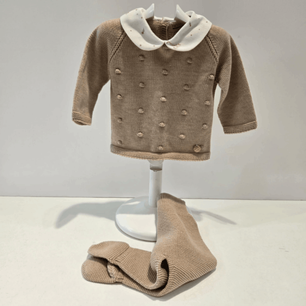 Conjunto bebé dos piezas ocas Pangasa invierno
