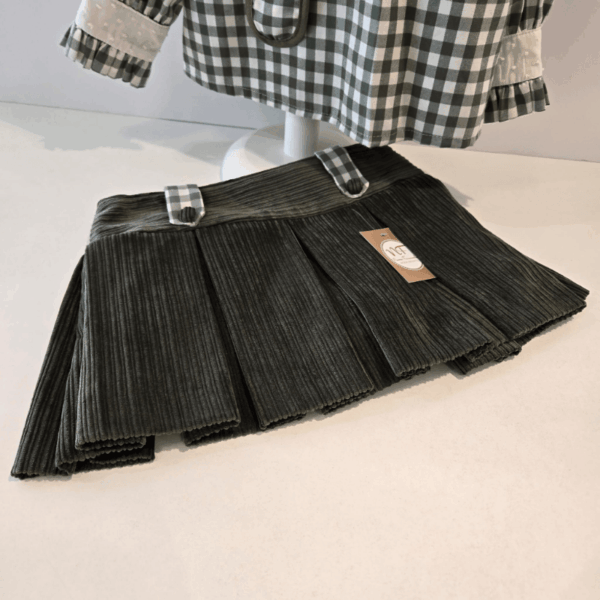 Conjunto blusa con falda-short Dafne Noma Fernández invierno