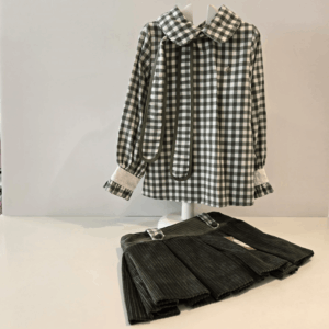Conjunto blusa con falda-short Dafne Noma Fernández invierno