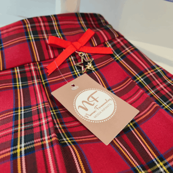 Conjunto blusa y falda short Iris Noma Fernández invierno - Imagen 2