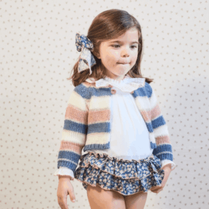 Conjunto braga flores blusa mi petit mon La Martinica invierno