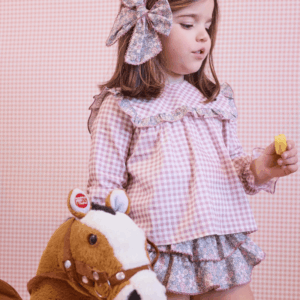 Conjunto braga/flores blusa/cuadros Viena La Martinica invierno