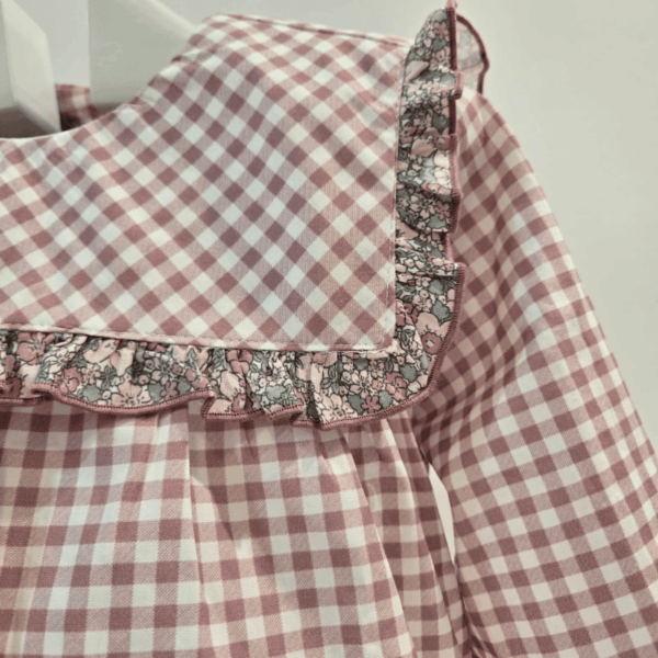Conjunto braga/flores blusa/cuadros Viena La Martinica invierno