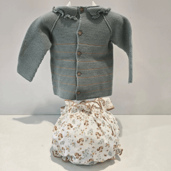 Conjunto niña jersey y braguita ardilla de Pangasa invierno