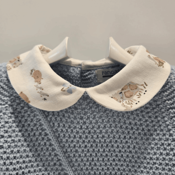 Conjunto ranita teddy celeste empolvado de Pangasa invierno