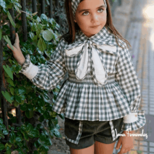 Conjunto short y blusón Dafne de Noma Fernández invierno 26