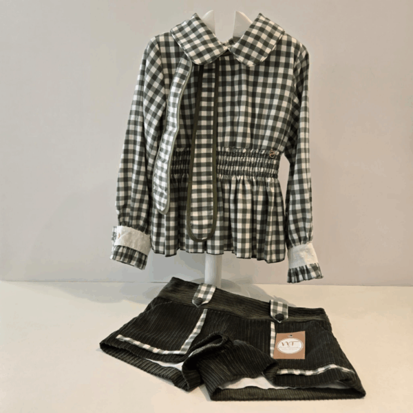 Conjunto short y blusón Dafne de Noma Fernández invierno 26