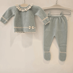 Jubón y polaina niña modelo semilla Paz Rodríguez invierno