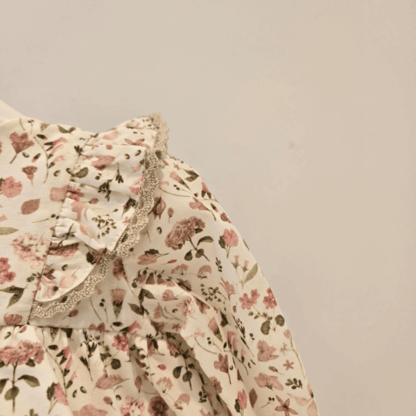 Pelele niña estampado floral Pangasa invierno