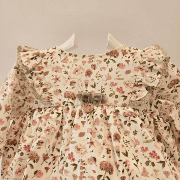 Pelele niña estampado floral Pangasa invierno