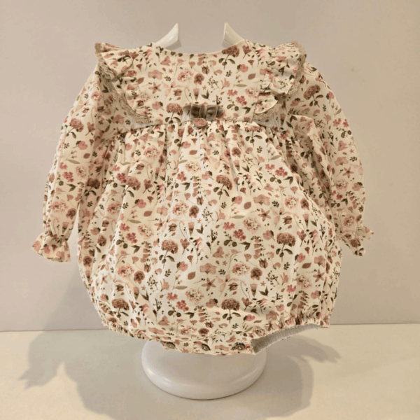 Pelele niña estampado floral Pangasa invierno