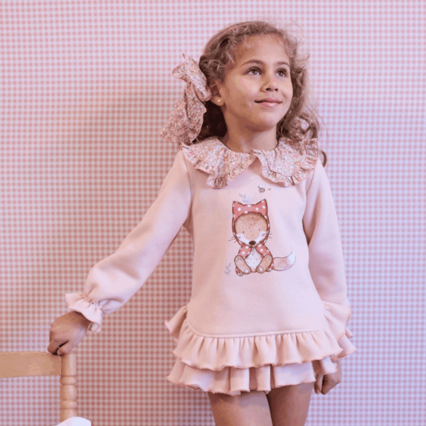 Sudadera niña braga felpa Caperucita Roja La Martinica invierno26