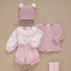 Blusa braga niña colección Pascua Paz Rodríguez invierno