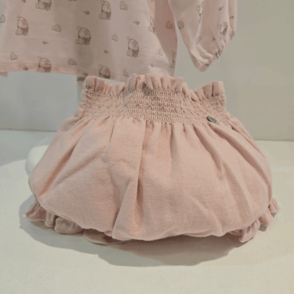Blusa braga niña colección Pascua Paz Rodríguez invierno