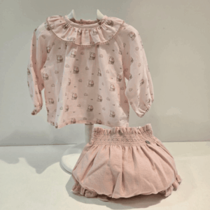 Blusa braga niña colección Pascua Paz Rodríguez invierno¿