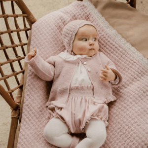 Blusa braga niña colección Pascua Paz Rodríguez invierno