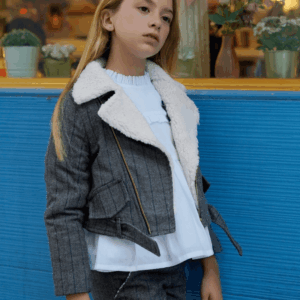 Chaqueta tipo motera casandra Noma Fernández invierno 20126