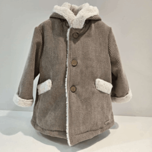 Chaquetón marrón macro pana forrado Martín Aranda invierno