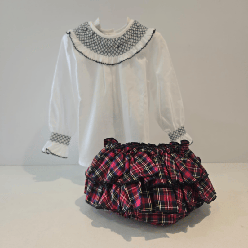 Conjunto Hilton braguita y blusa cuello panal invierno 25/26