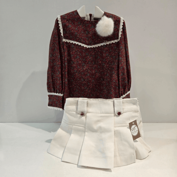 Conjunto blusa falda shorts Penélope Noma Fernández invierno26 - Imagen 5