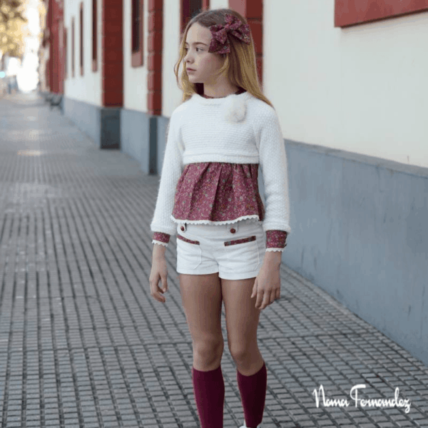 Conjunto blusa falda shorts Penélope Noma Fernández invierno26.