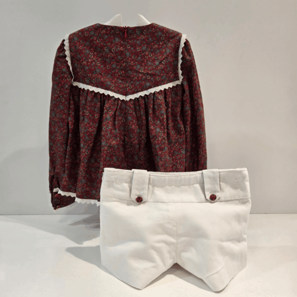 Conjunto blusón short Penélope Noma Fernández invierno 25/26