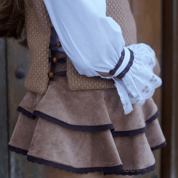 Conjunto Venus camisa falda/short Noma Fernández invierno 26 - Imagen 4