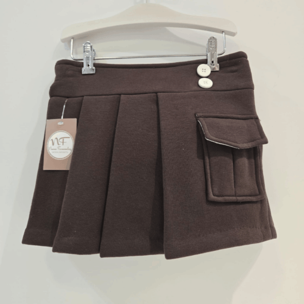Conjunto falda short felpa diana de Noma Fernández invierno