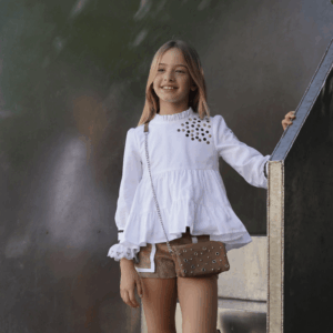 Conjunto short mas blusón Venus Noma Fernández invierno 26