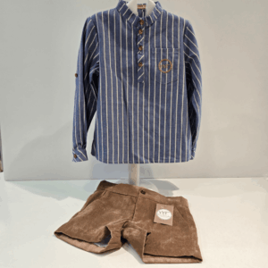 Conjunto venus niño camisa pantalón Noma Fernández invierno 26