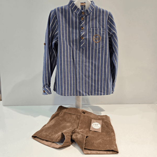 Conjunto venus niño camisa pantalón Noma Fernández invierno 26