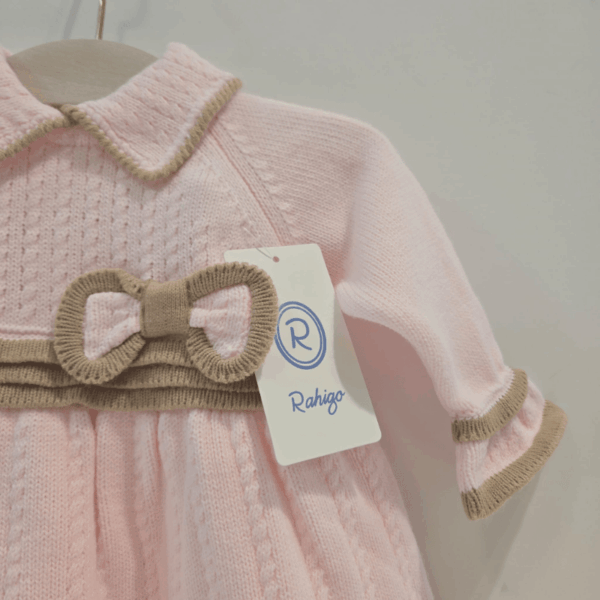 Vestido con braguita rosa camel Rahigo otoño invierno