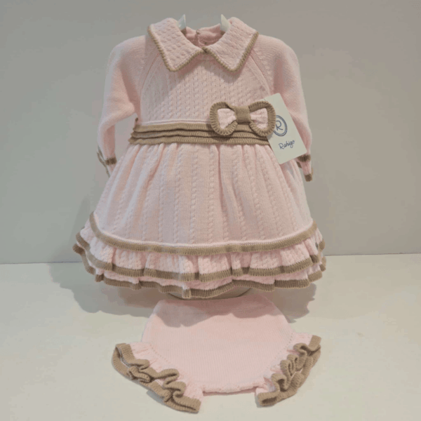 Vestido con braguita rosa camel Rahigo otoño invierno