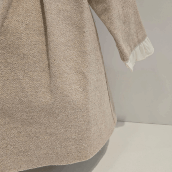 Vestido tela espiga angora pony Paz Rodríguez invierno